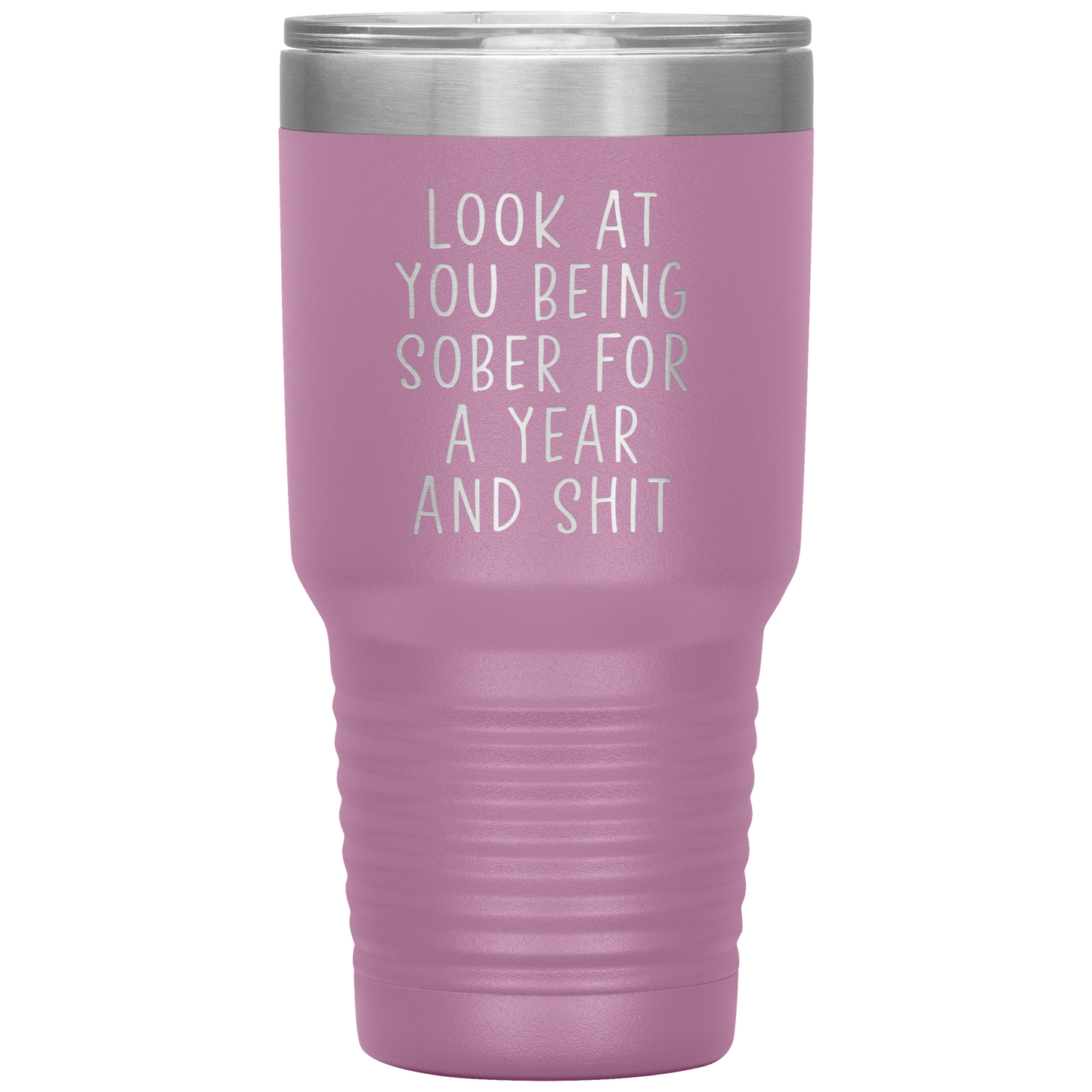 1 Year Sober Tumbler, 1 Year Sober Gifts, 1 Year Sober Coffee Mug, Sobriety Gifts for Men and Women