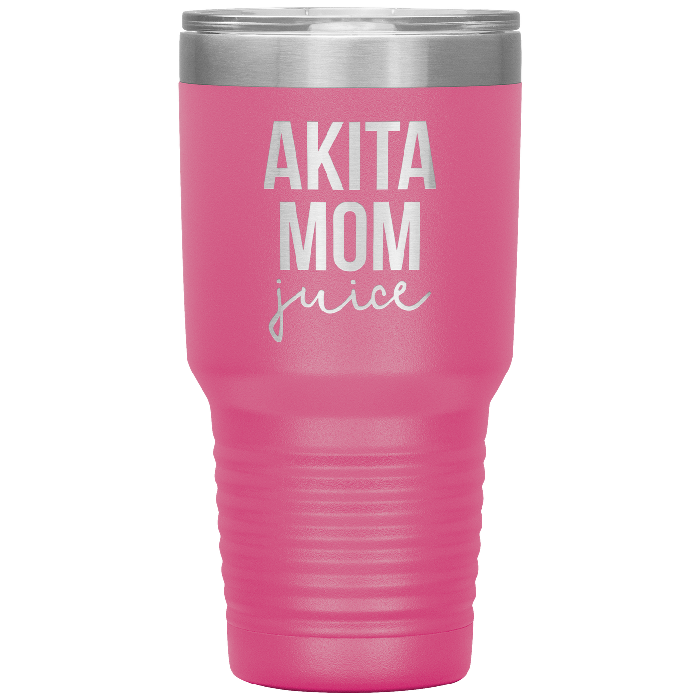 Akita Mom Tumbler, Funny Travel Coffee Mug, Birthday Gifts for Men and Women