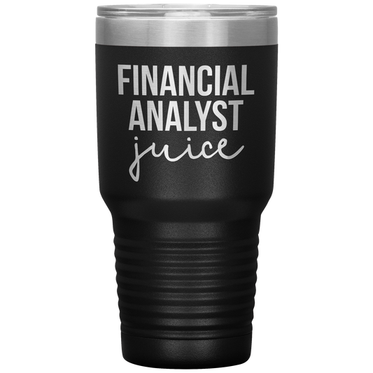 Financial Analyst Tumbler, Financial Analyst Gifts, Travel Coffee Mug, Birthday Gifts for Men and Women