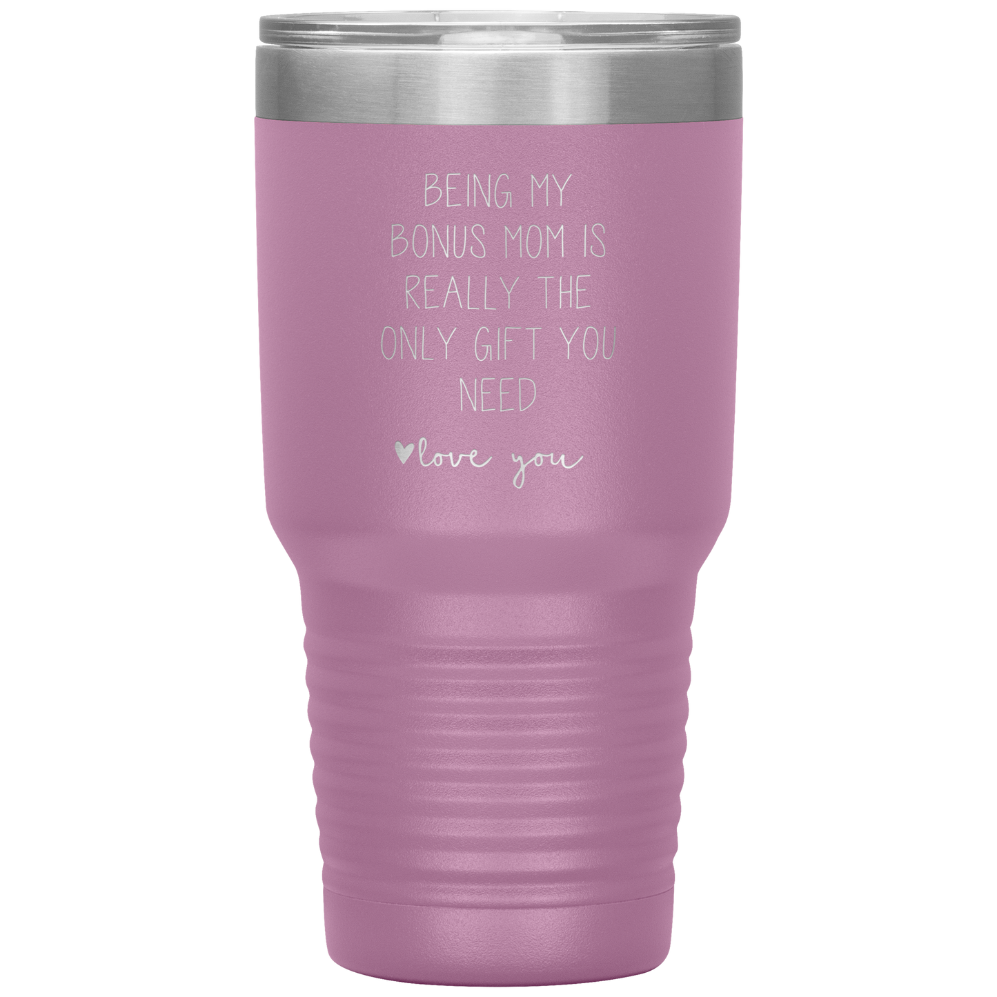 Bonus Mom Tumbler, Bonus Mom Gifts, Travel Coffee Mug, Birthday Gifts for Men and Women