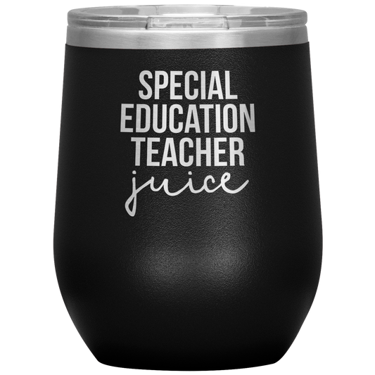 Special Education Teacher Wine Tumbler, Special Education Teacher Gifts, Travel Wine Cup, Birthday Gifts for Men and Women