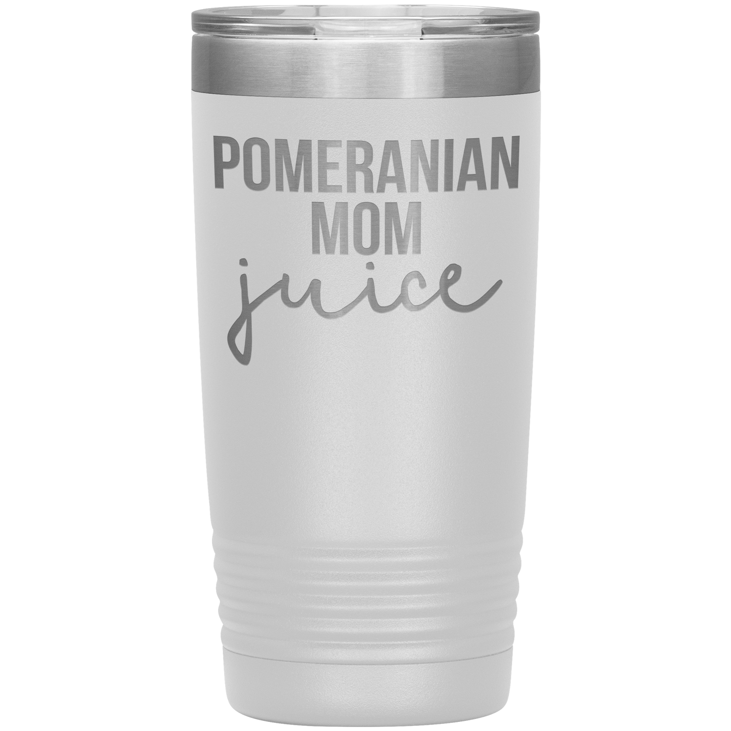 Pomeranian Mom Tumbler, Pomeranian Mom Gifts, Travel Coffee Mug, Cadeaux d’anniversaire pour hommes et femmes