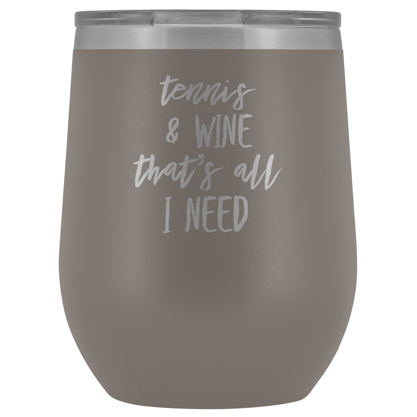 TENNIS WINE TUMBLER Funny Tennis Player Regalo Tennis Coach Mug Best Friend Cup Sorella Compleanno Doni Fratello Cup