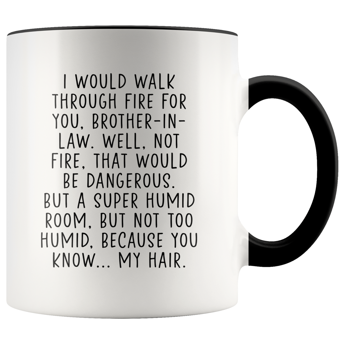 Brother in Law Gifts, Coffee Mug, Two Tone Accent Cup, Birthday Gift for Men and Women