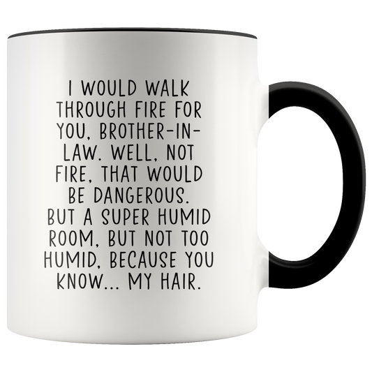 Brother in Law Gifts, Coffee Mug, Two Tone Accent Cup, Birthday Gift for Men and Women