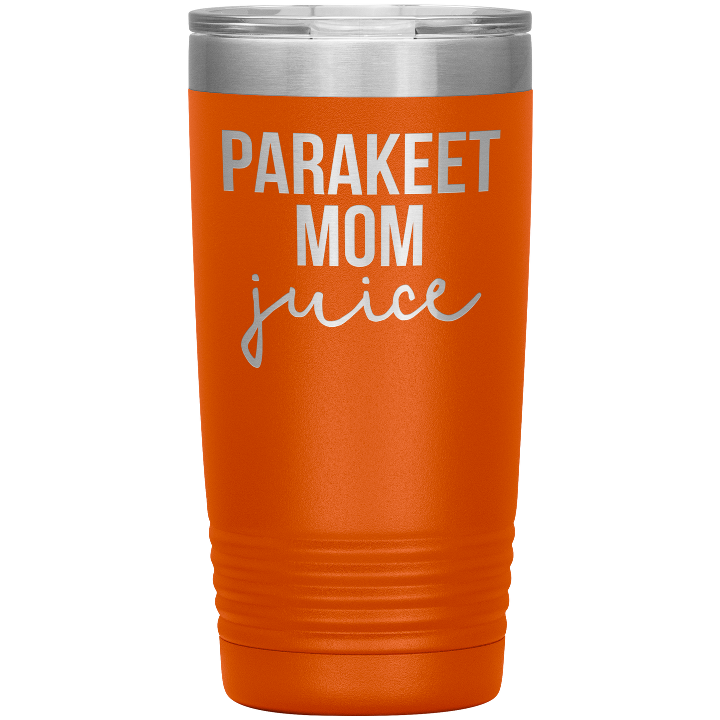 Parakeet Mom Tumbler, Parakeet Mom Gifts, Travel Coffee Mug, Birthday Gifts for Men and Women