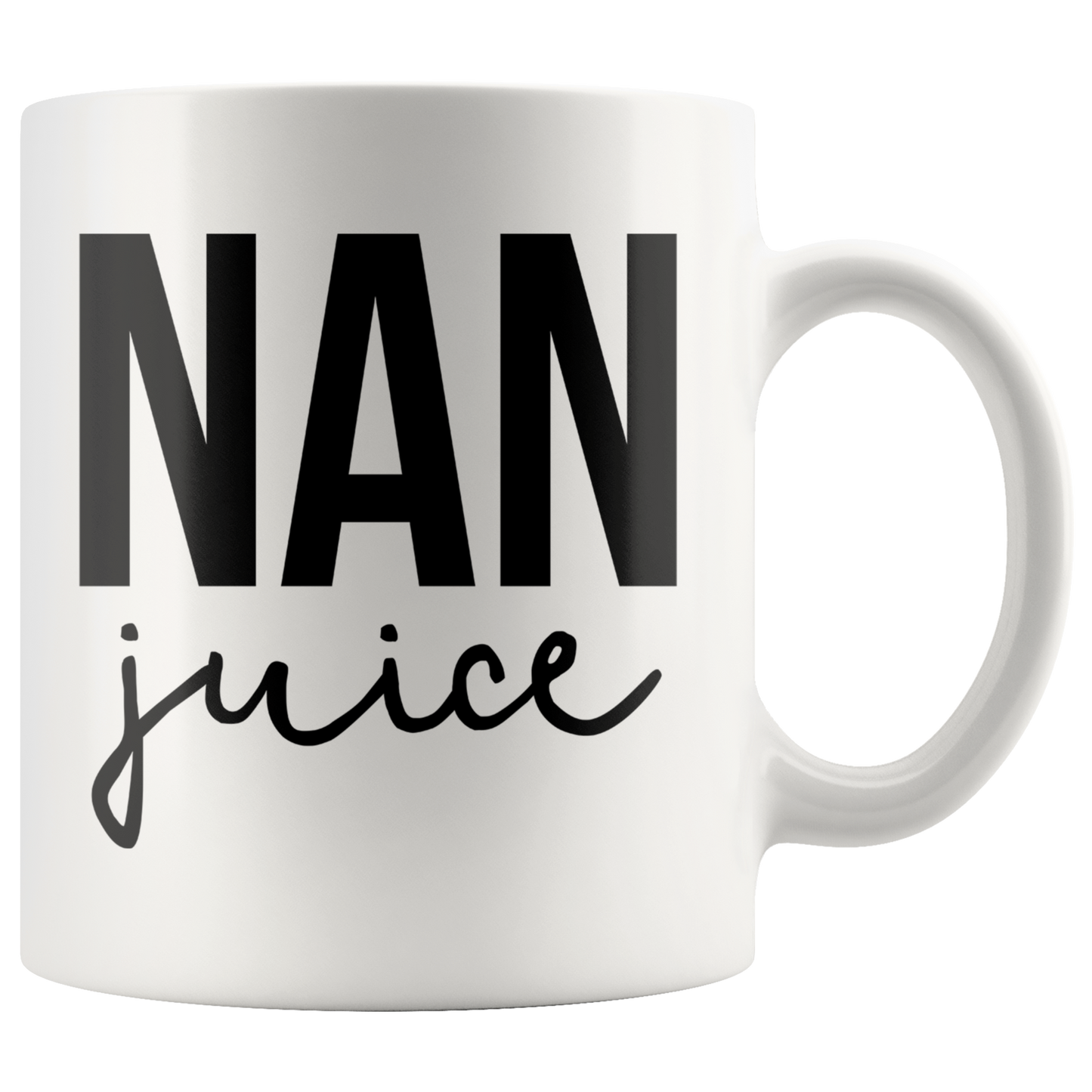 Nan Gifts, Coffee Mug, Two Tone Accent Cup, Birthday Gift for Men and Women