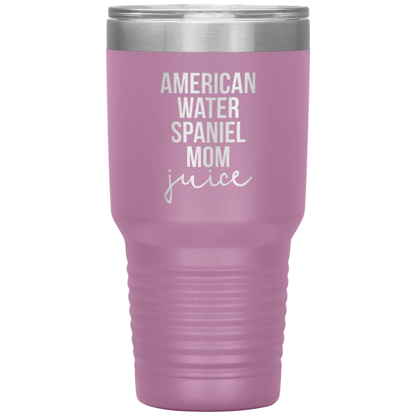 American Water Spaniel Mom Tumbler, Funny Travel Coffee Mug, Birthday Gifts for Men and Women