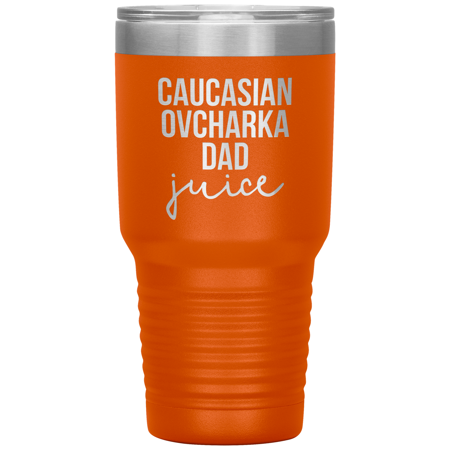 Caucasian Ovcharka Dad Tumbler, Caucasian Ovcharka Dad Gifts, Travel Coffee Mug, Birthday Gifts for Men and Women