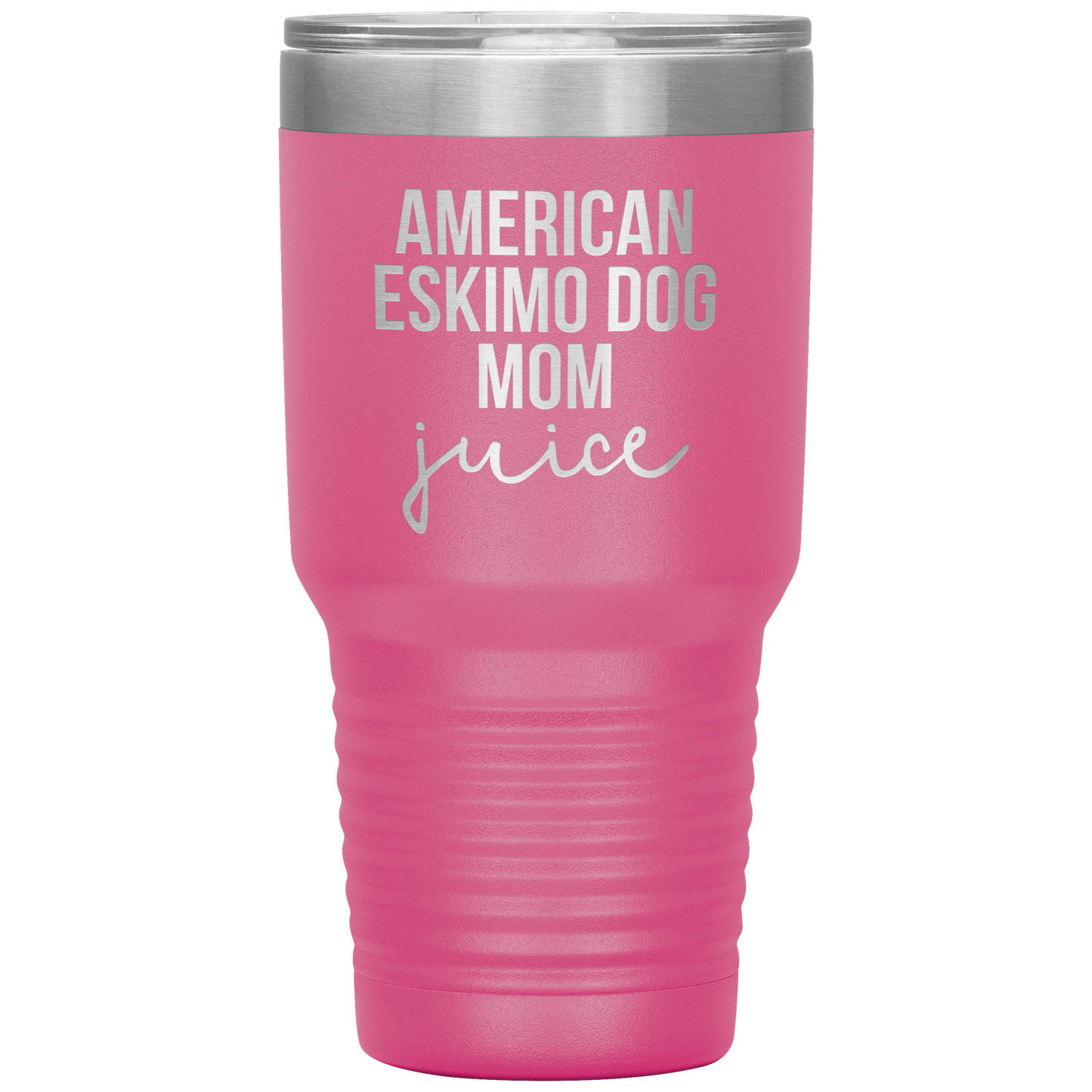 American Eskimo Dog Mom Tumbler, Funny Travel Coffee Mug, Birthday Gifts for Men and Women