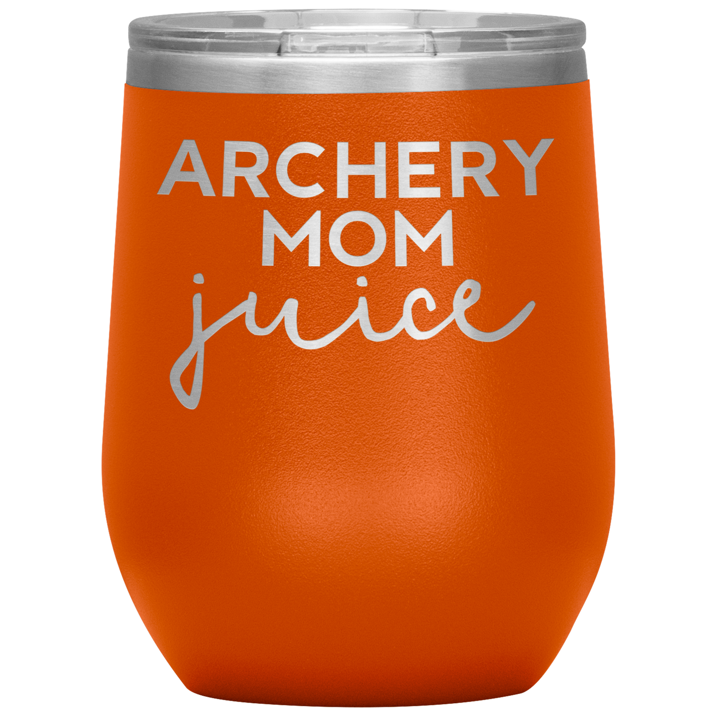 Archery Mom Wine Tumbler, Archery Mom Gifts, Archery Mom Wine Cup, Presentes de Aniversário para Homens e Mulheres