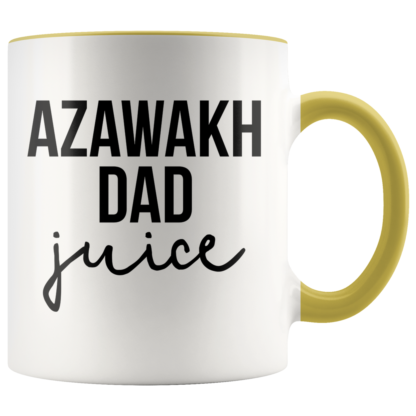 Azawakh Dad Gifts, Coffee Mug, Two Tone Accent Cup, Birthday Gift for Men and Women