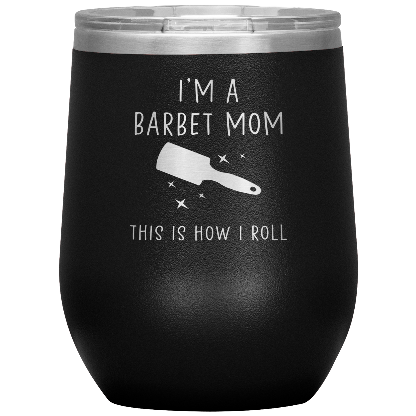 Barbet Mom Wine Tumbler, Funny Travel Wine Cup, Birthday Gifts for Men and Women