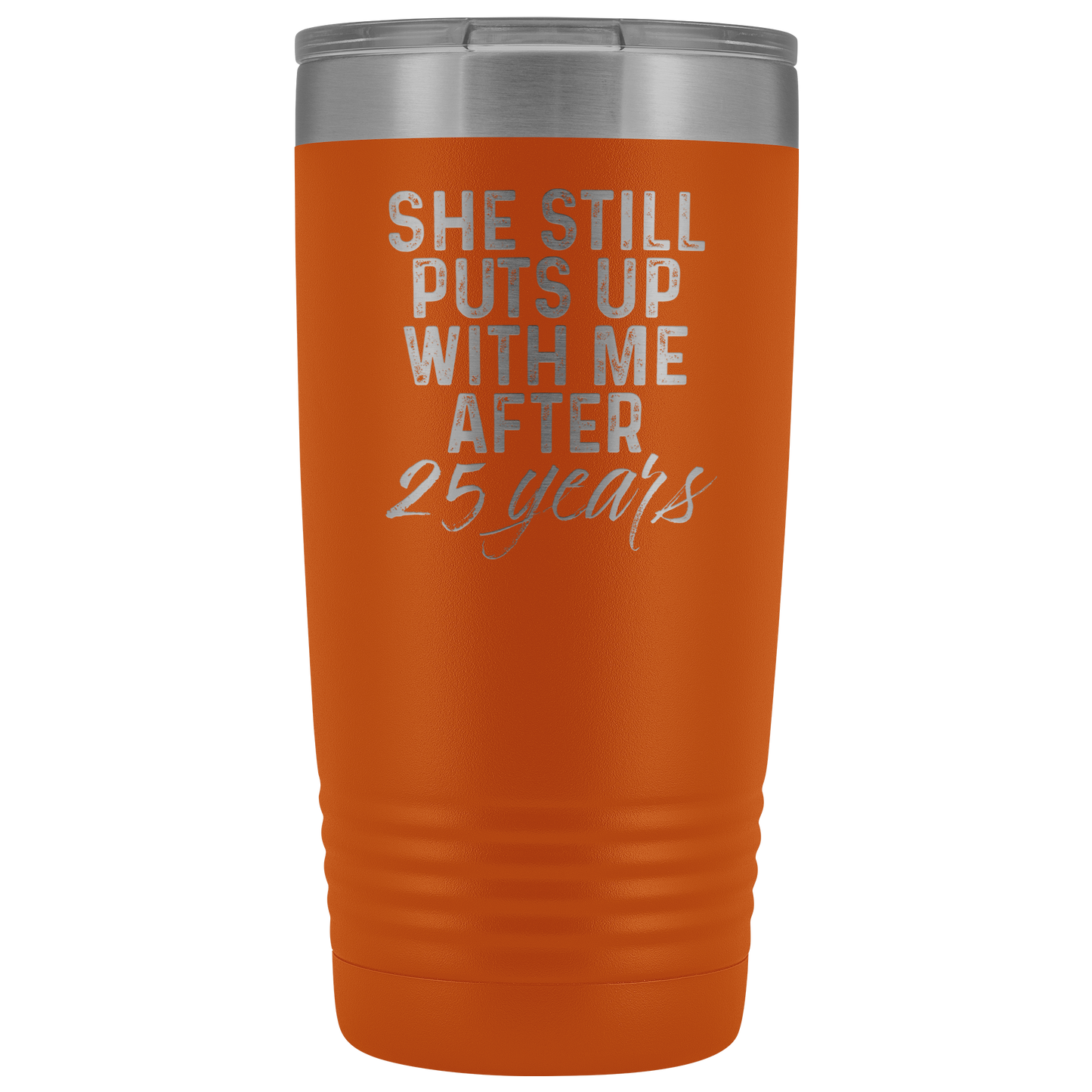 Cadeau 25e anniversaire 25 année anniversaire de mariage Tasse de café Drôle mari Tumbler Cadeaux pour lui anniversaire pour les hommes Coupe