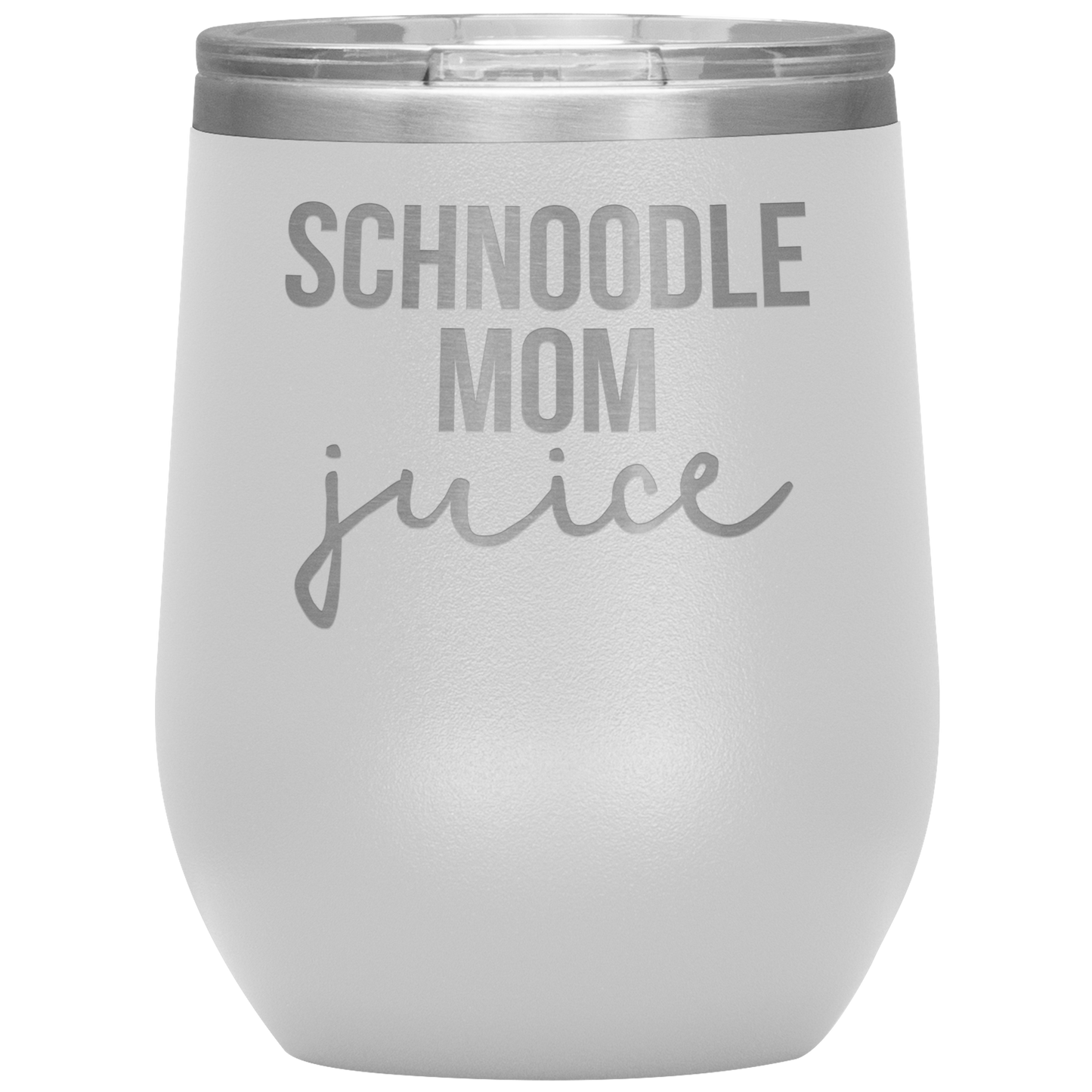 Schnoodle Mom Wine Tumbler, Schnoodle Mom Gifts, Travel Wine Cup, Birthday Gifts for Men and Women