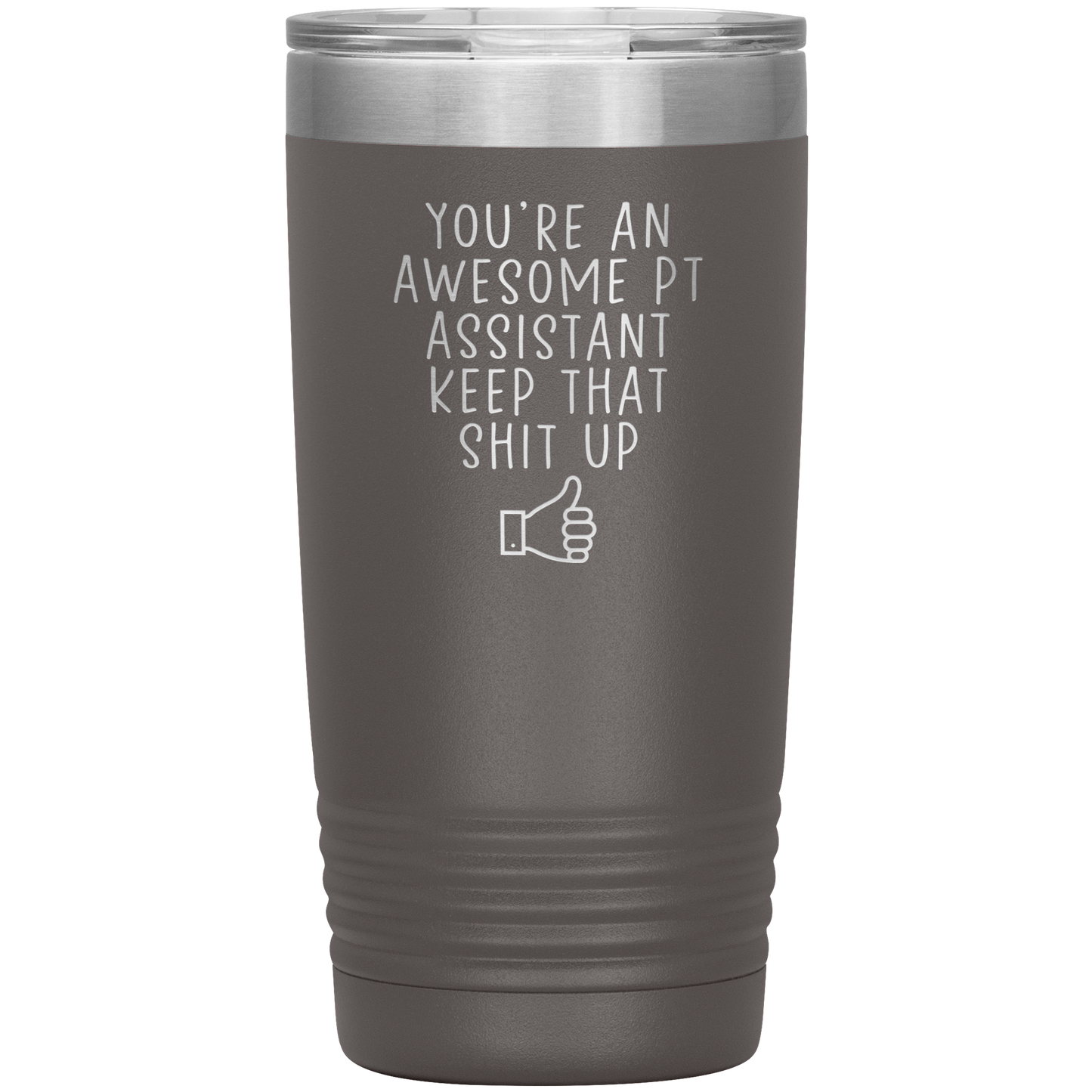 PT Assistente Tumbler, PT Assistente Presentes, Travel Coffee Mug, Birthday Gifts para Homens e Mulheres