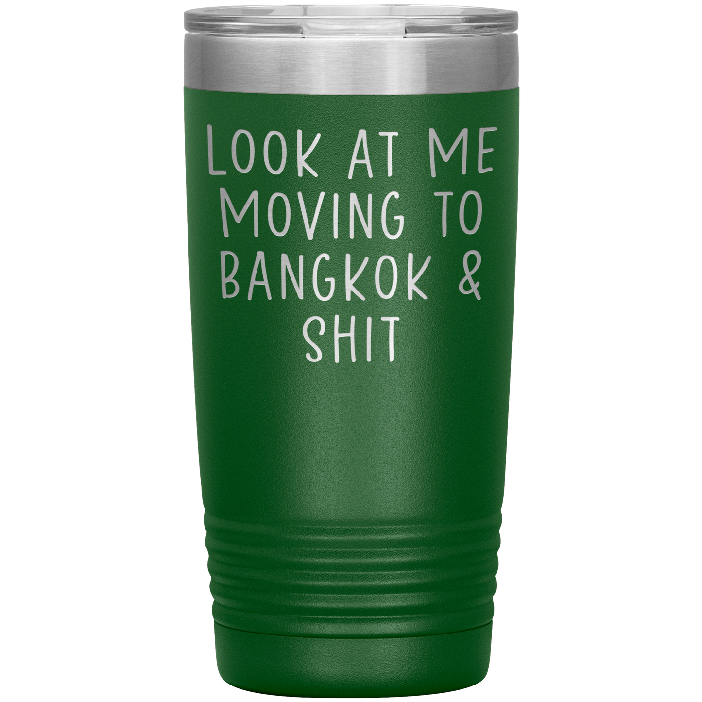 Moving to Bangkok Thailand Tumbler, Funny Moving Away Travel Coffee Mug, Birthday Gifts for Men and Women