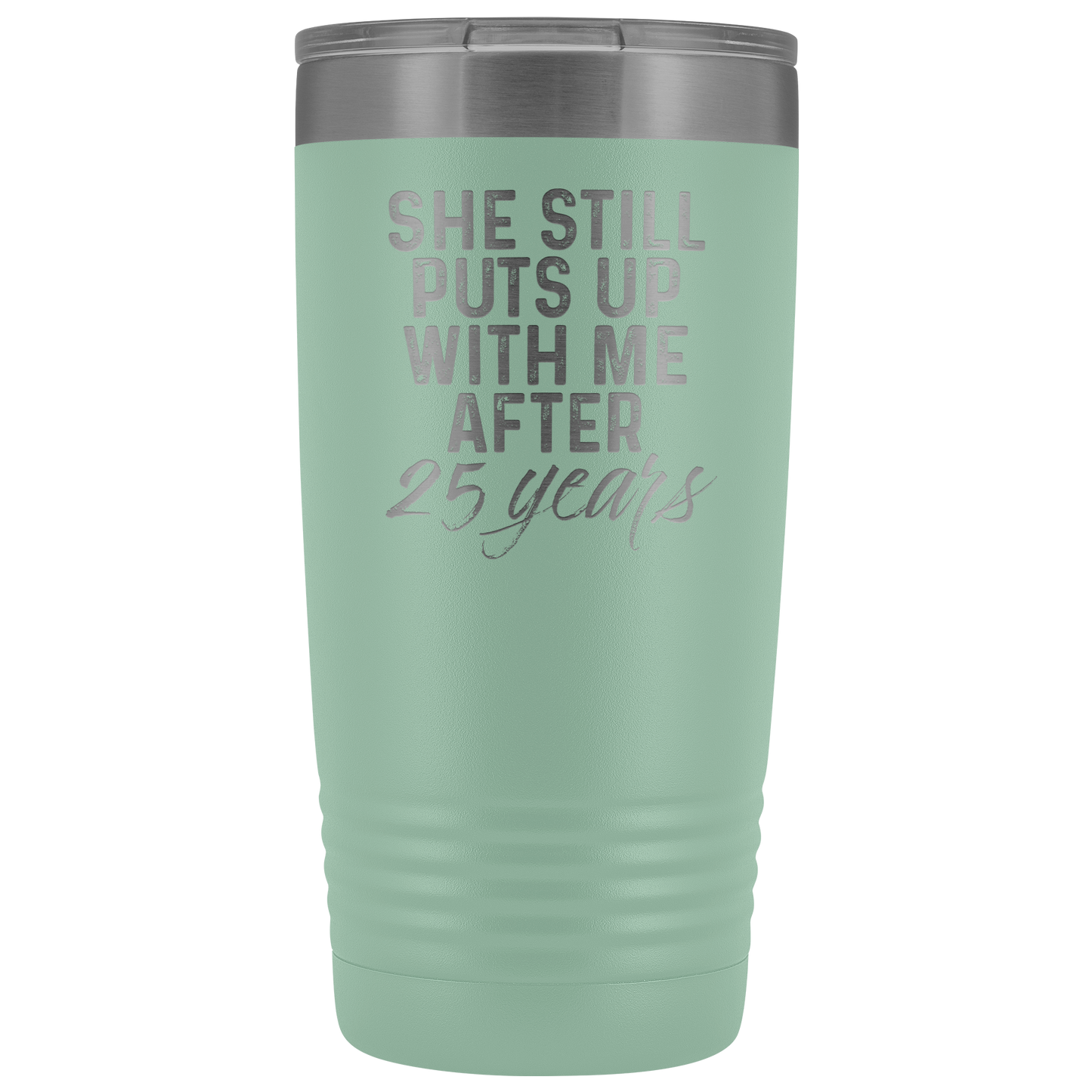 Cadeau 25e anniversaire 25 année anniversaire de mariage Tasse de café Drôle mari Tumbler Cadeaux pour lui anniversaire pour les hommes Coupe