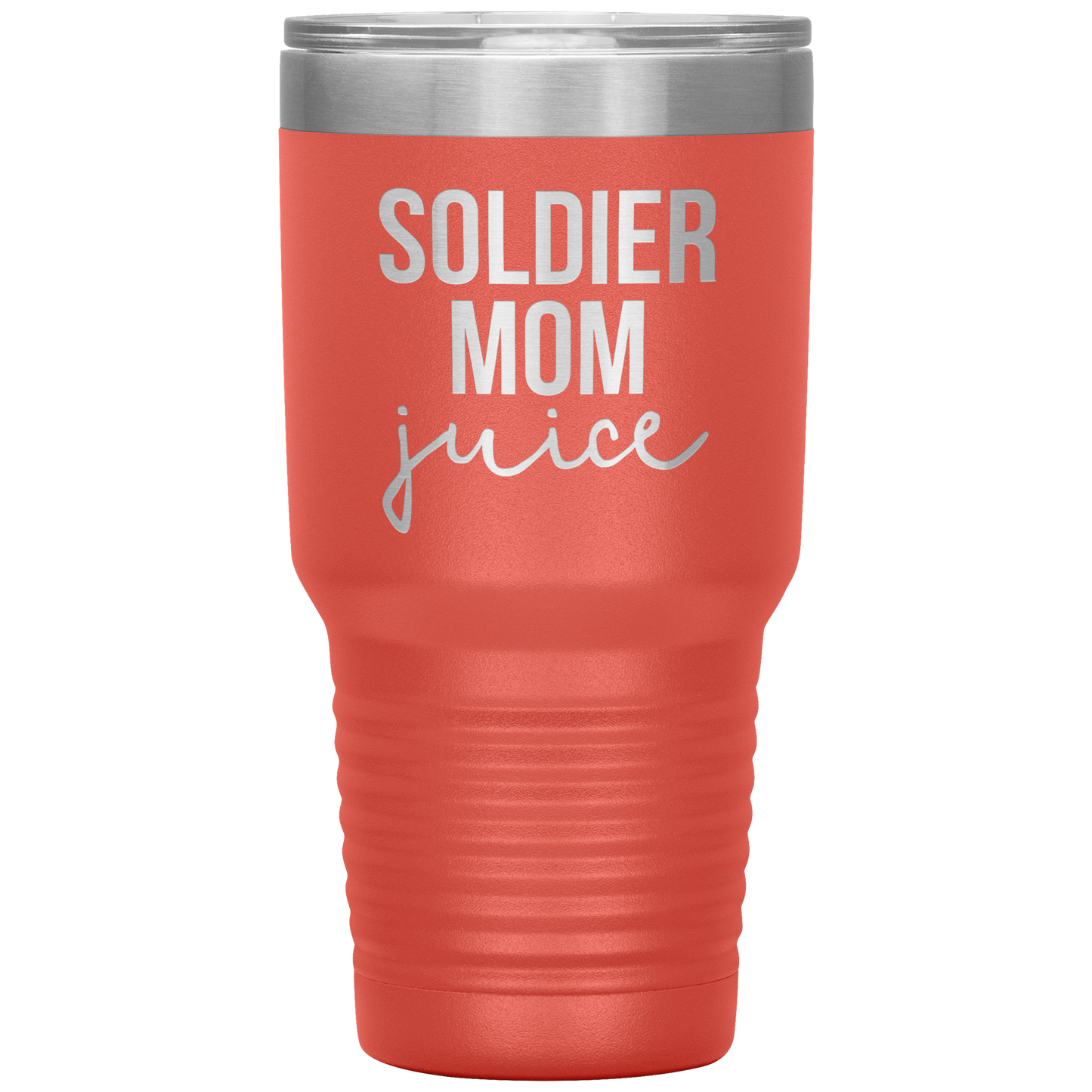 Soldat Maman Tumbler, Soldier Mom Cadeaux, Travel Coffee Mug, Cadeaux d’anniversaire pour les hommes et les femmes