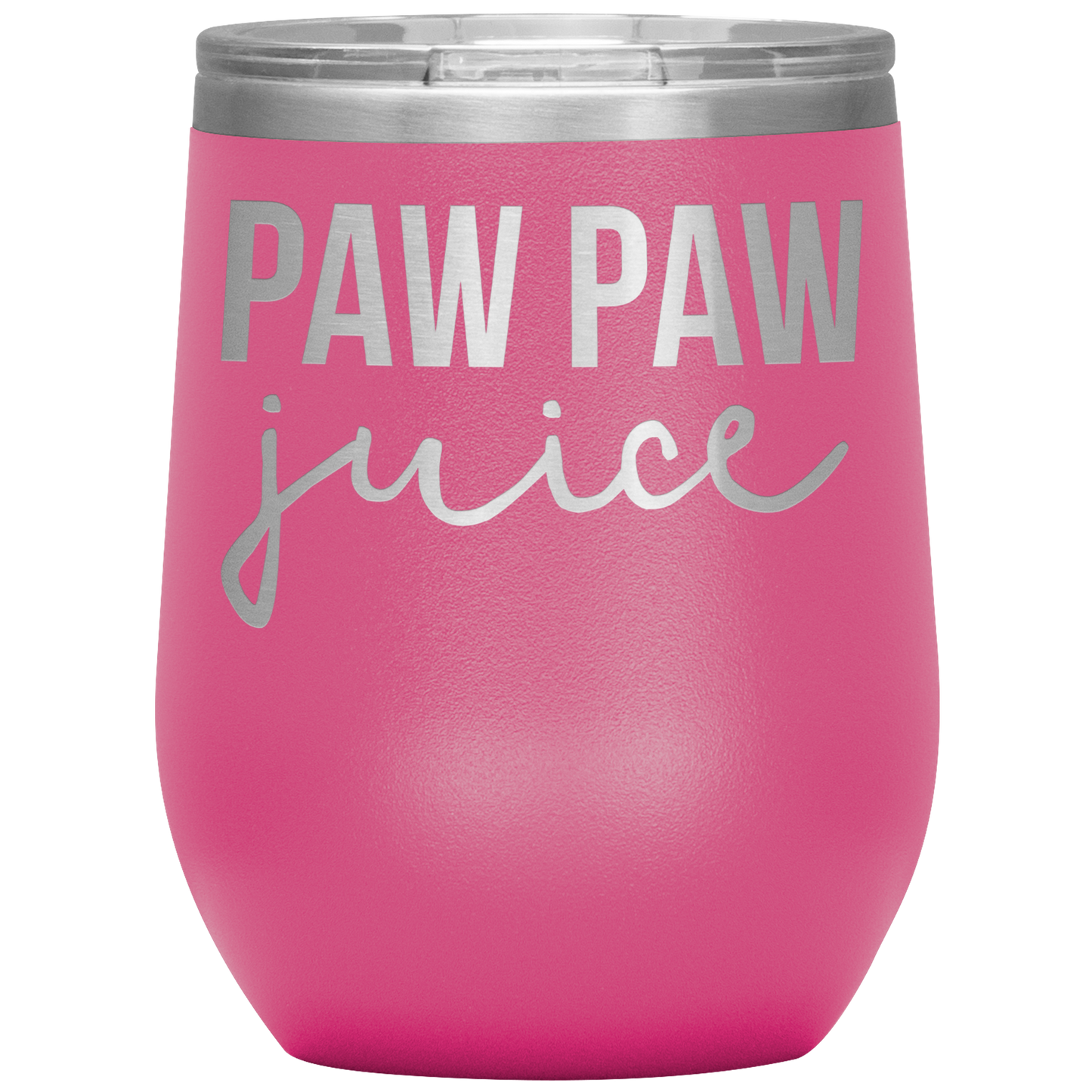 Paw Paw Wine Tumbler, Paw Paw Gifts, Travel Wine Cup, Birthday Gifts for Men and Women