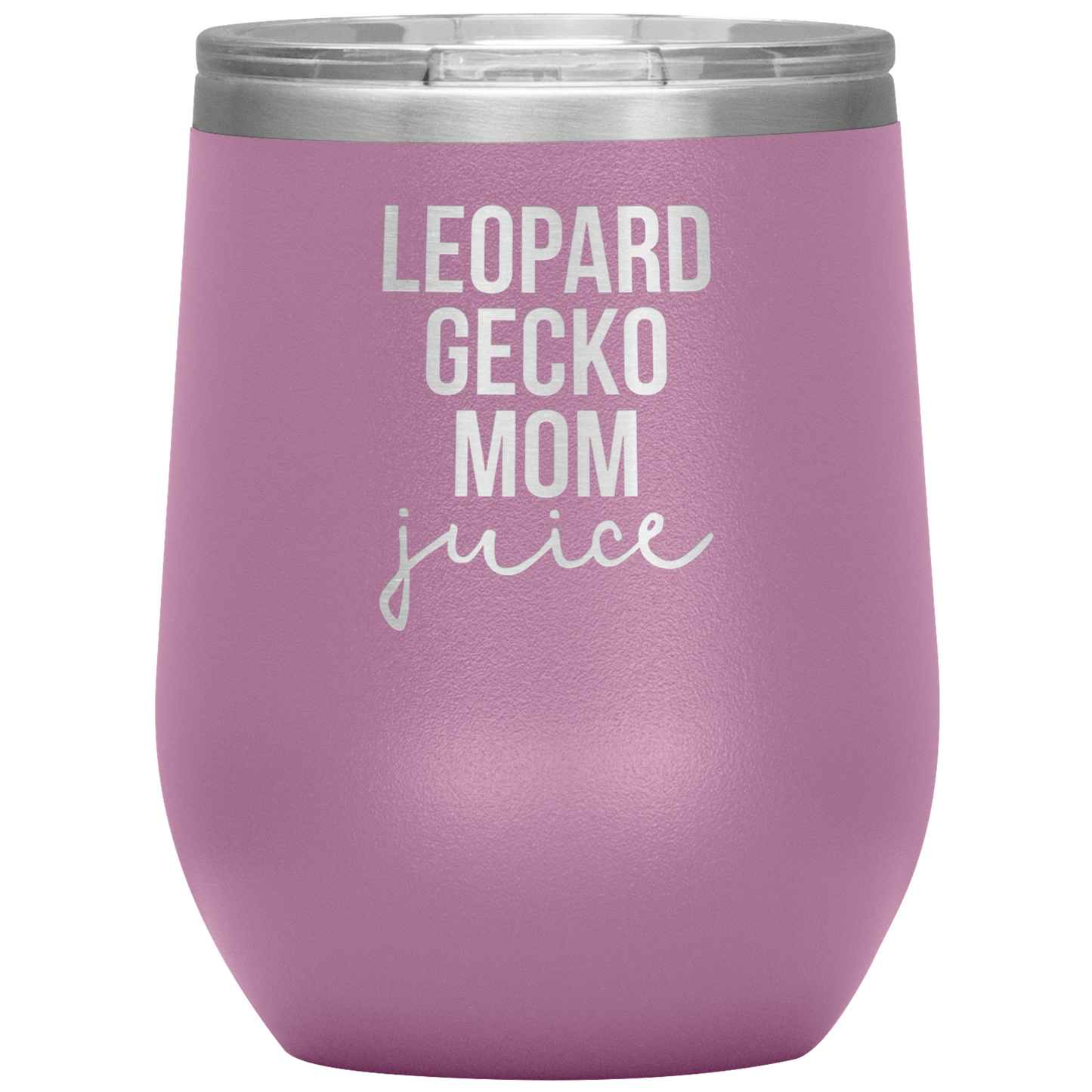 Leopard Gecko Mom Wine Tumbler, Leopard Gecko Mom Gifts, Travel Wine Cup, Birthday Gifts for Men and Women