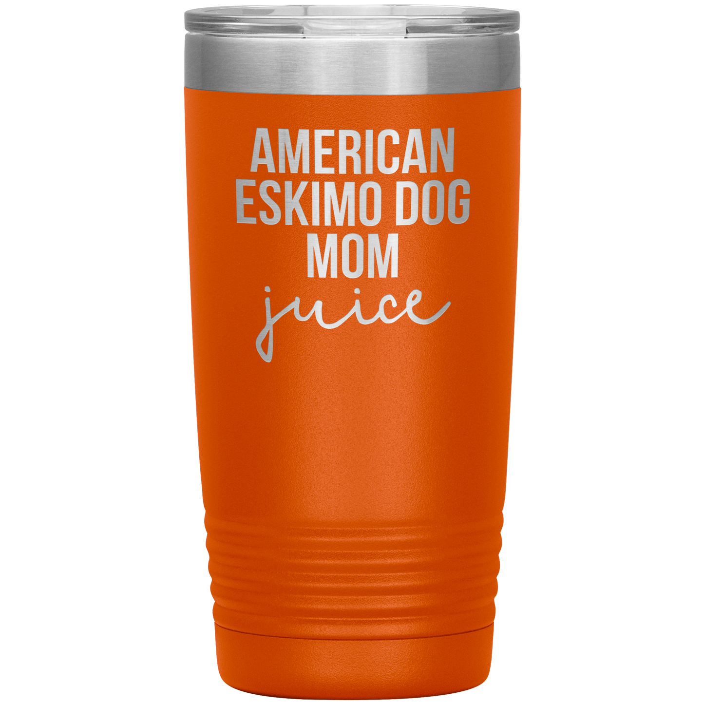 American Eskimo Dog Mom Tumbler, Funny Travel Coffee Mug, Birthday Gifts for Men and Women