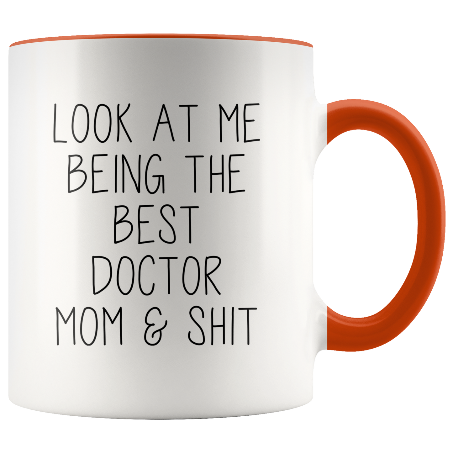 Doctor Mom Gift for Wife, Doctor Mom Gifts, Accent Coffee Mug, Birthday Gifts for Men and Women