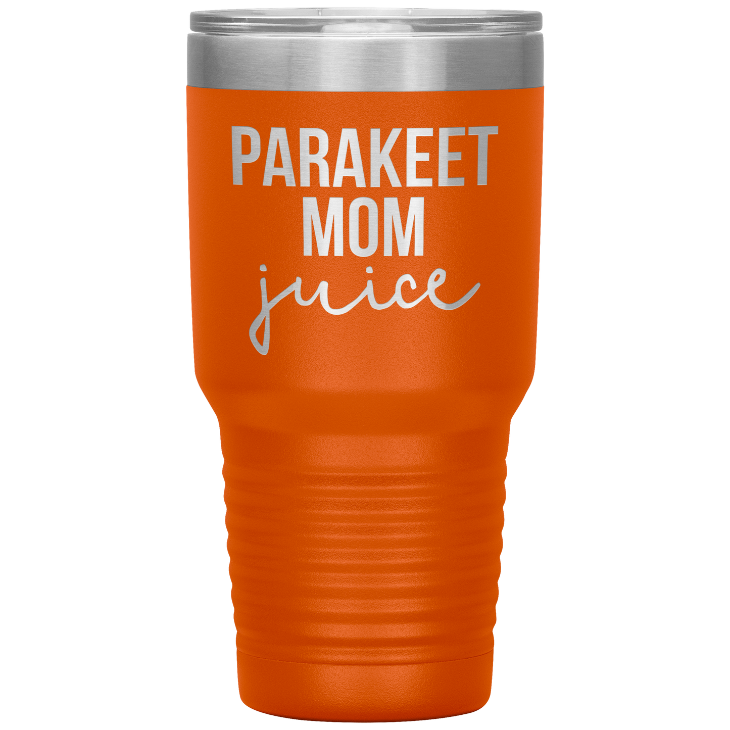 Parakeet Mom Tumbler, Parakeet Mom Gifts, Travel Coffee Mug, Birthday Gifts for Men and Women