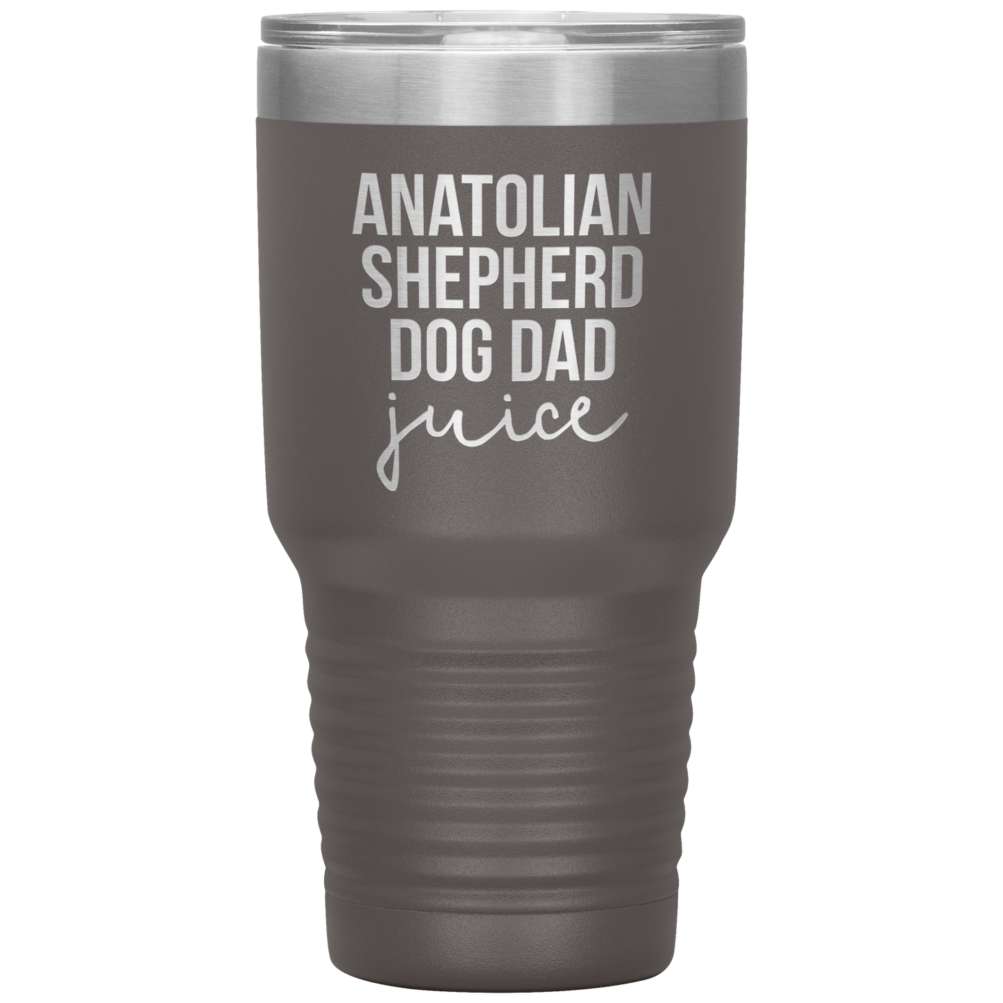 Anatolian Shepherd Dog Dad Tumbler, Funny Travel Coffee Mug, Birthday Gifts for Men and Women