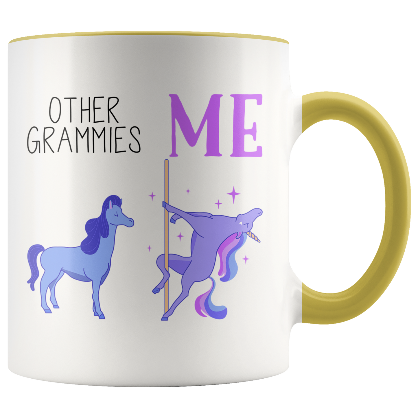 Grammy Gifts, Grammy Coffee Mug, Two Tone Accent Cup, Birthday Gift for Men and Women