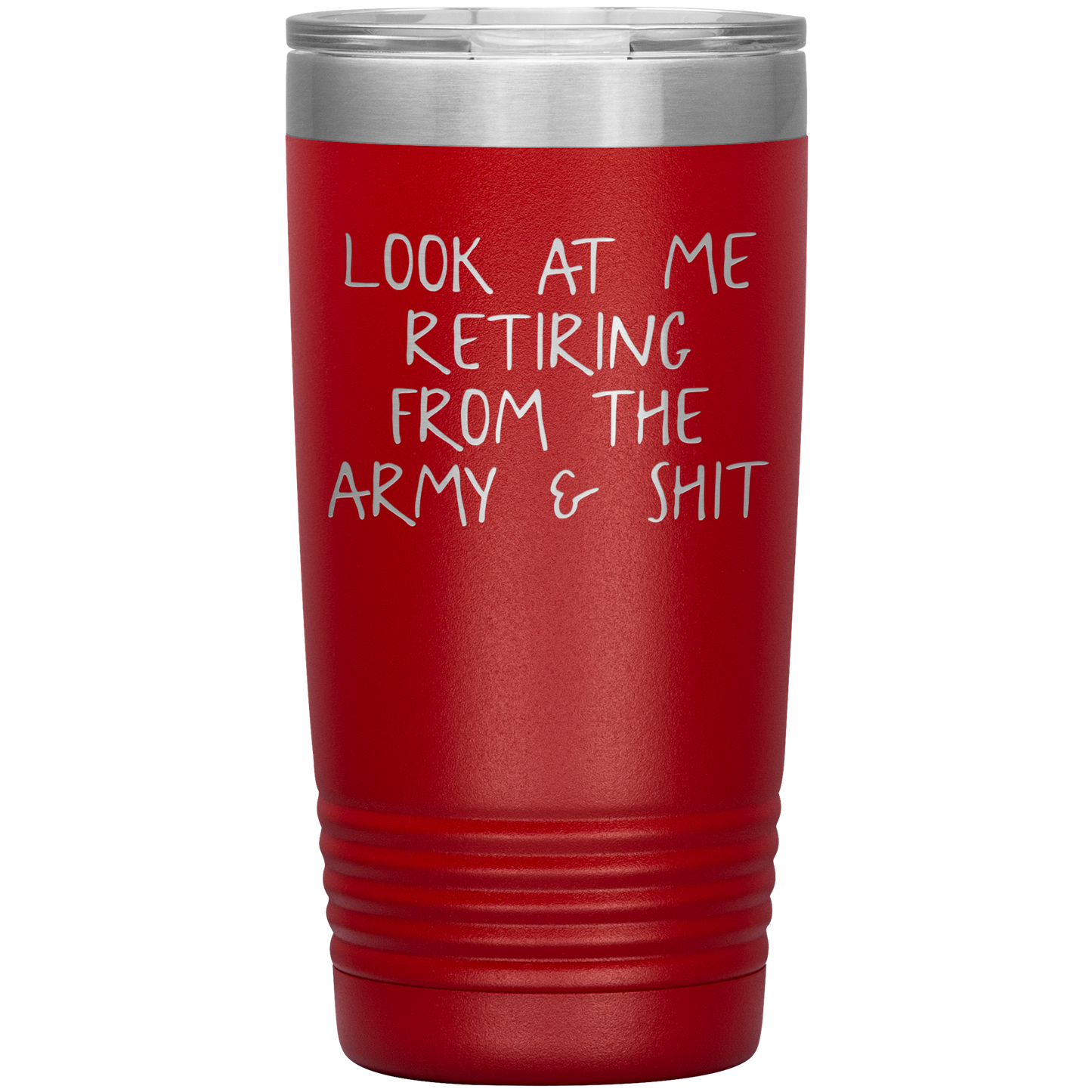 Army Retirement Tumbler, Army Retirement Gifts, Travel Coffee Mug, Birthday Gifts for Men and Women