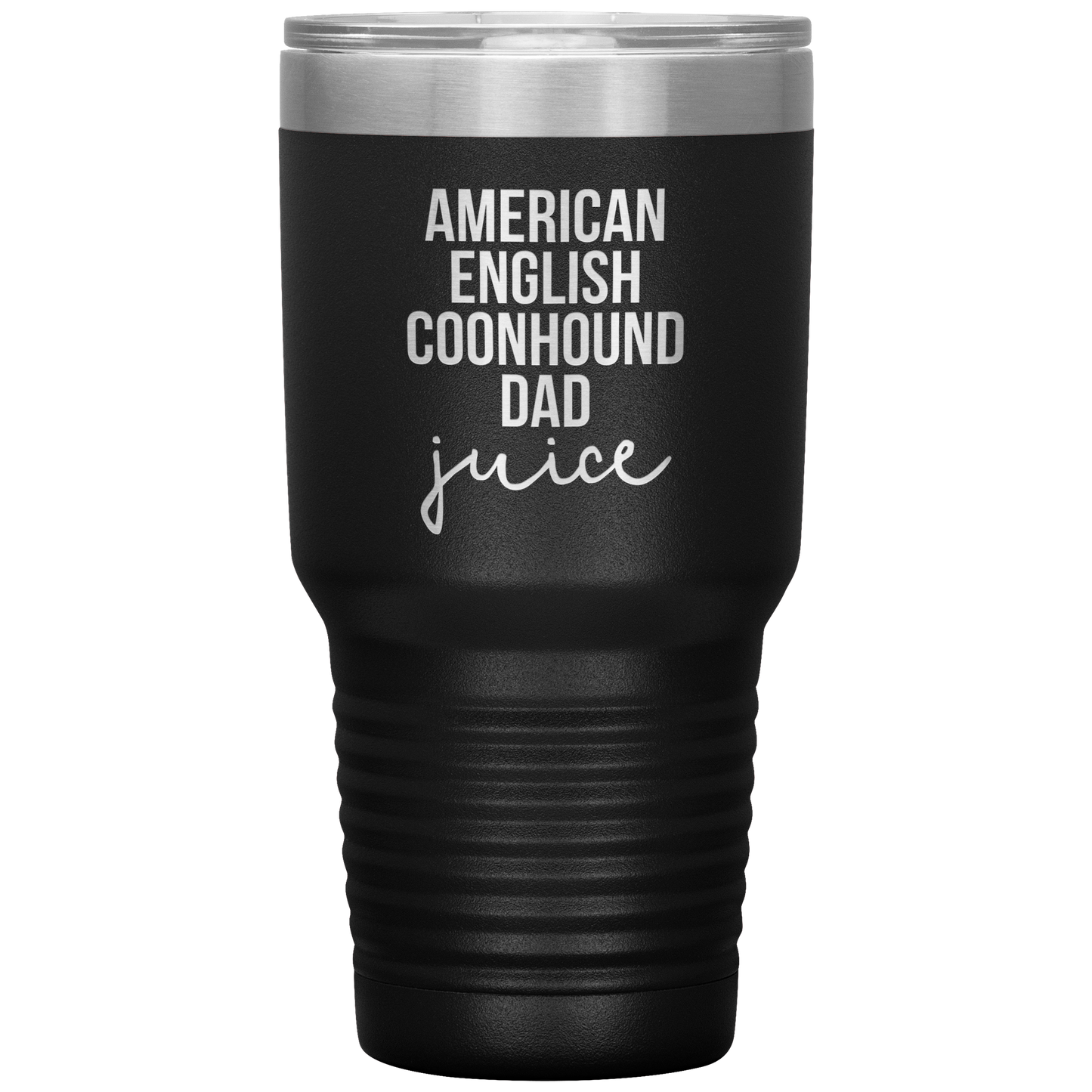 American English Coonhound Dad Tumbler, Funny Travel Coffee Mug, Birthday Gifts for Men and Women