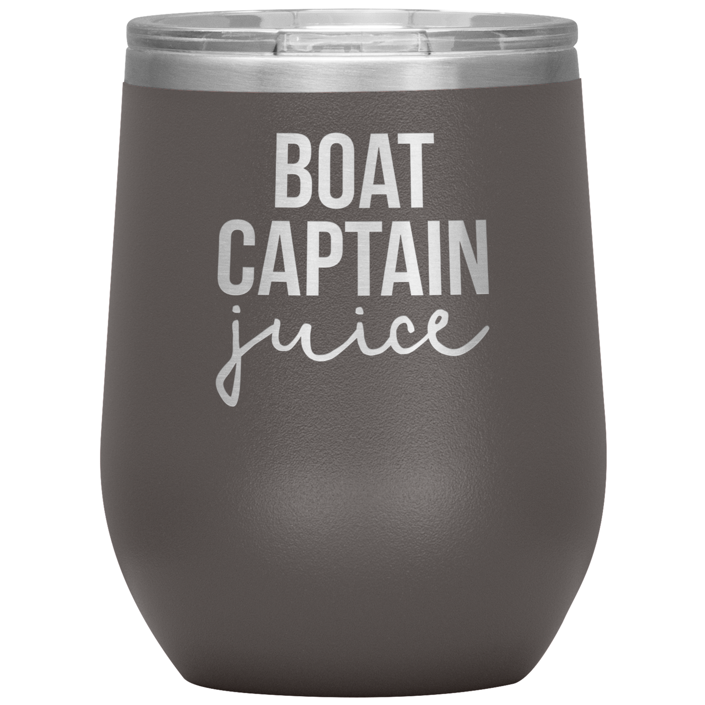 Boat Captain Wine Tumbler, Boat Captain Gifts, Travel Wine Cup, Birthday Gifts for Men and Women