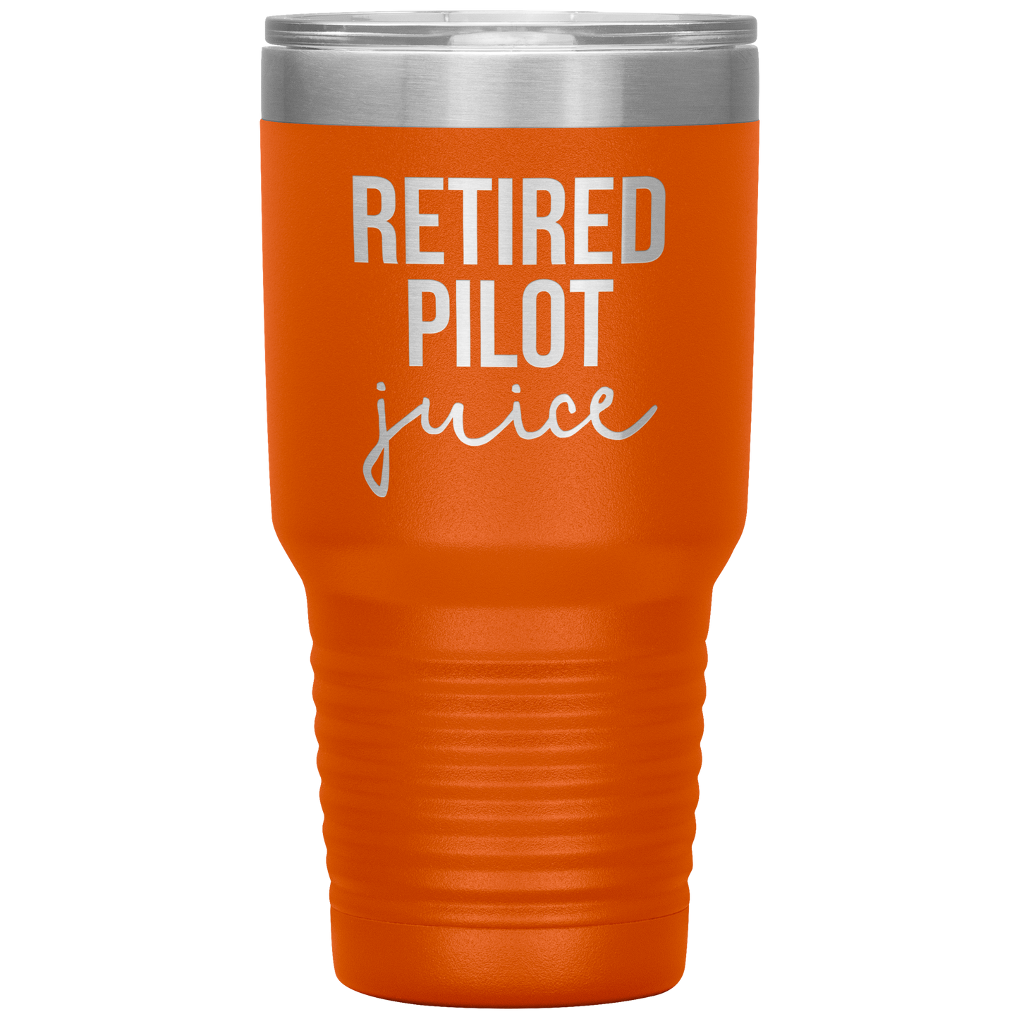 Retired Pilot Retirement Tumbler, Retired Pilot Retirement Gifts, Travel Coffee Mug, Birthday Gifts for Men and Women