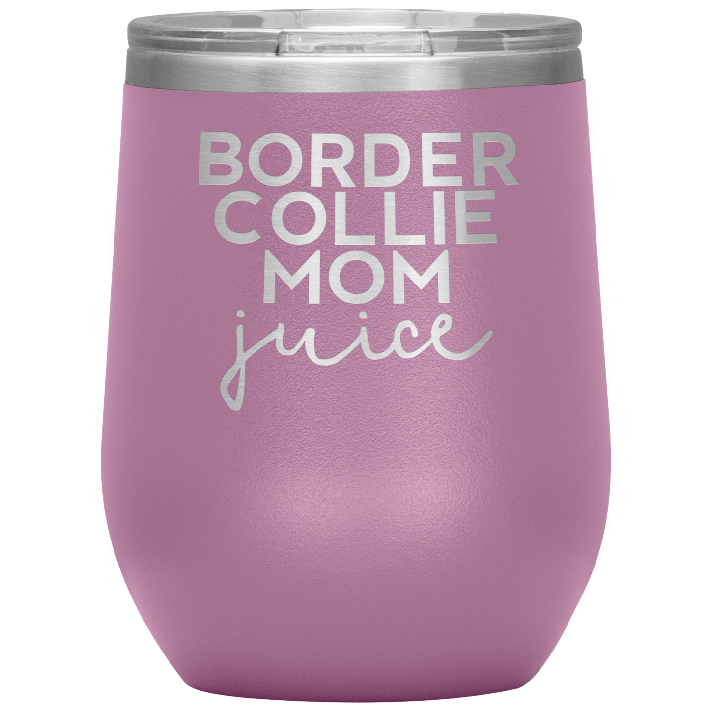 Border Collie Mamma Wine Tumbler, Border Collie Mamma Doni, Travel Wine Cup, Compleanno Regali per Uomini e Donne