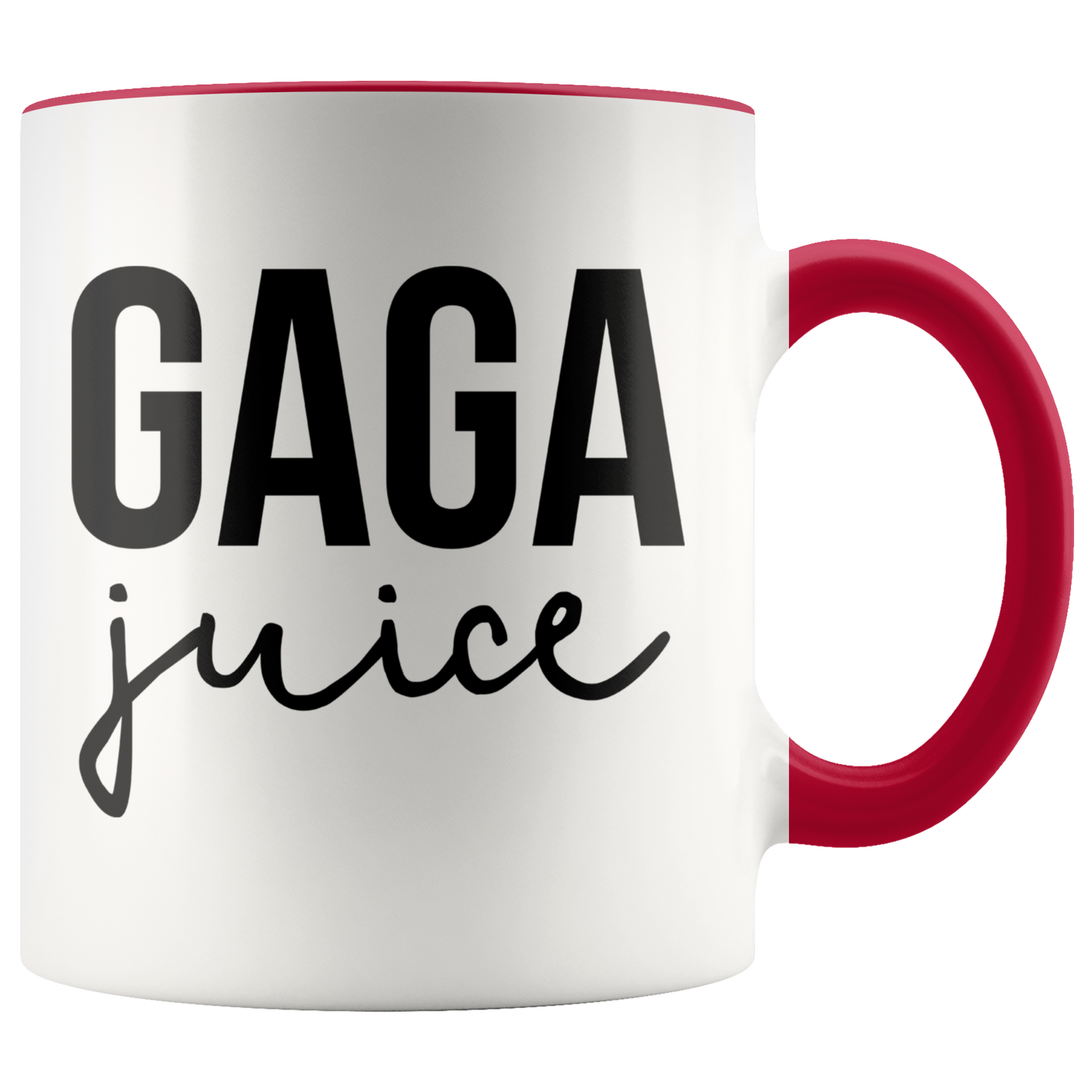 Gaga Gifts, Coffee Mug, Two Tone Accent Cup, Birthday Gift for Men and Women