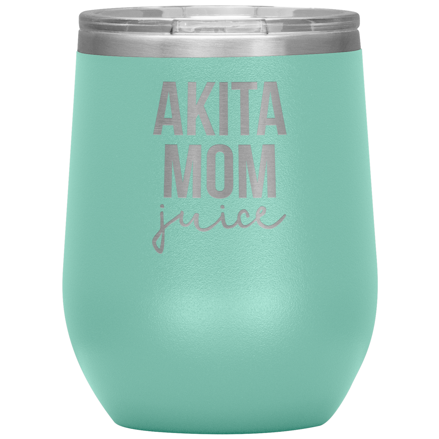 Akita Mom Wine Tumbler, Funny Travel Wine Cup, Birthday Gifts for Men and Women