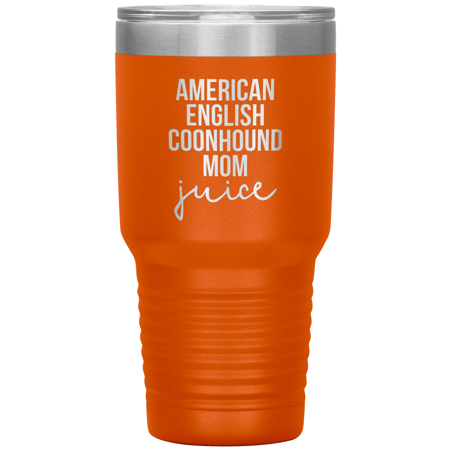 American English Coonhound Mom Tumbler, Funny Travel Coffee Mug, Birthday Gifts for Men and Women