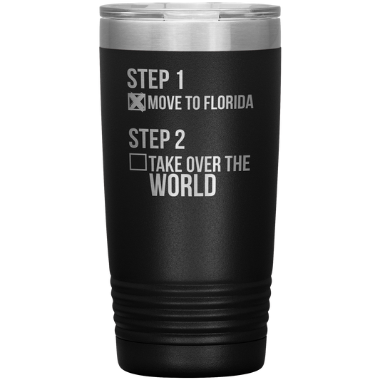 Trasferirsi in Florida Gifts, Moving in Florida Coffee Mug, Tumbler, Compleanno Regali per Uomini e Donne