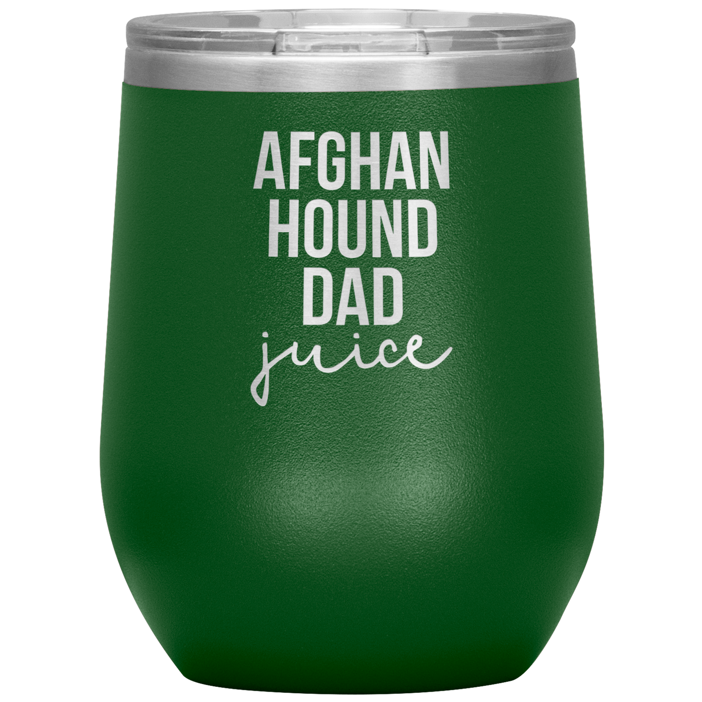 Afghan Hound Dad Wine Tumbler, Funny Travel Wine Cup, Birthday Gifts for Men and Women