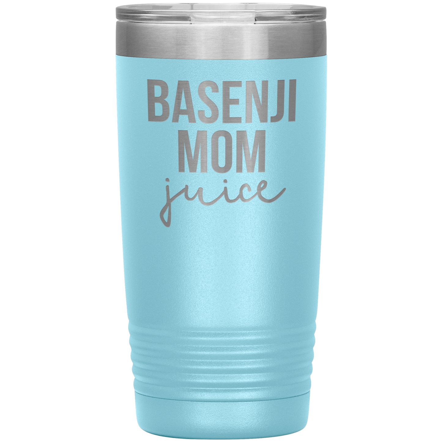 Basenji Mom Tumbler, Funny Travel Coffee Mug, Birthday Gifts for Men and Women