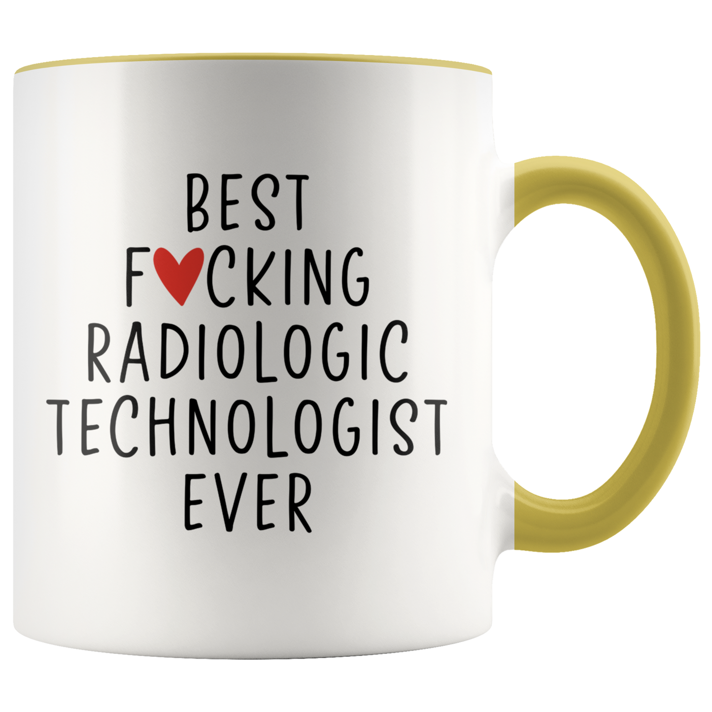 Radiologic Technologist Gifts, Coffee Mug, Two Tone Accent Cup, Birthday Gift for Men and Women