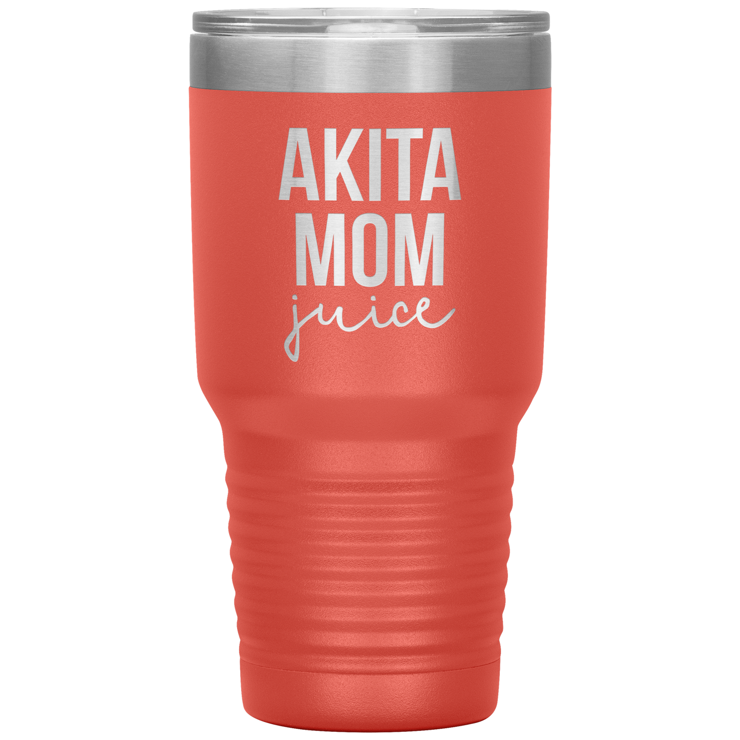 Akita Mom Tumbler, Funny Travel Coffee Mug, Birthday Gifts for Men and Women