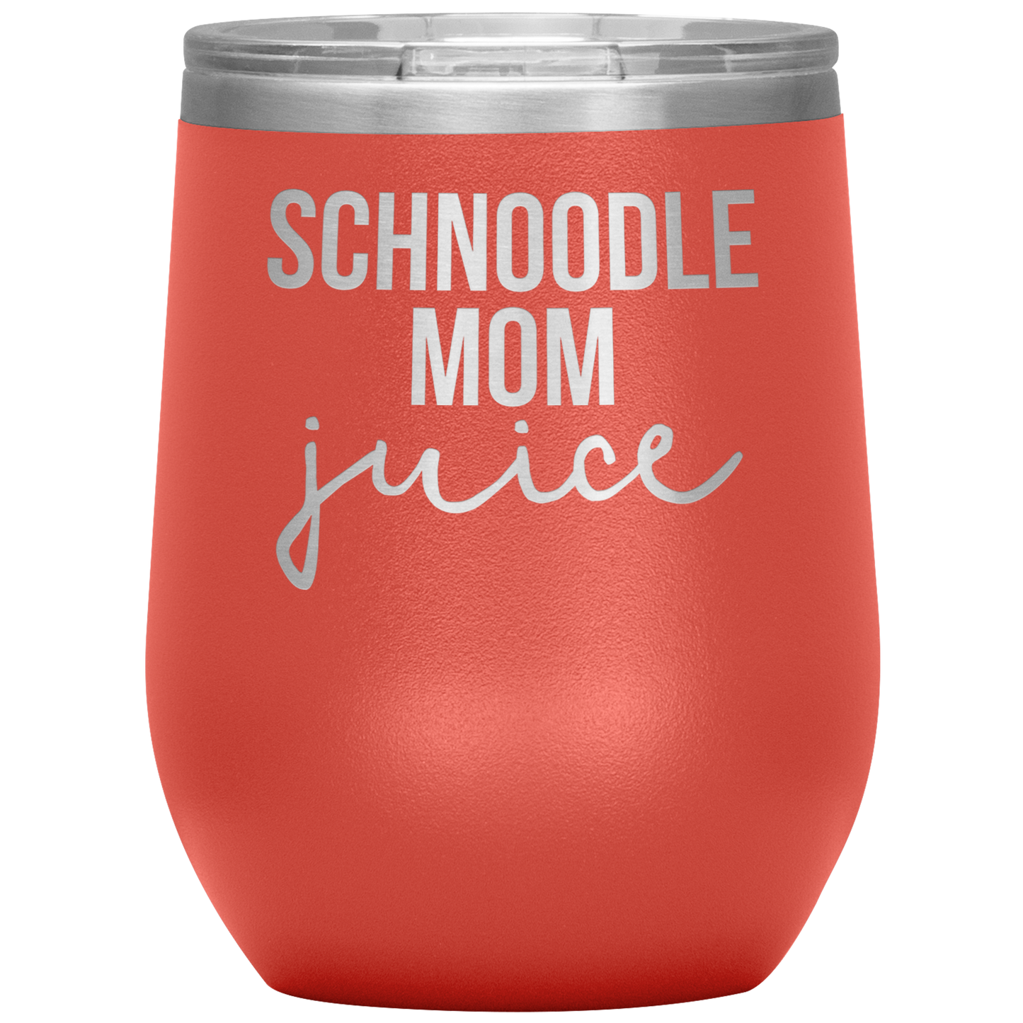 Schnoodle Mom Wine Tumbler, Schnoodle Mom Gifts, Travel Wine Cup, Birthday Gifts for Men and Women