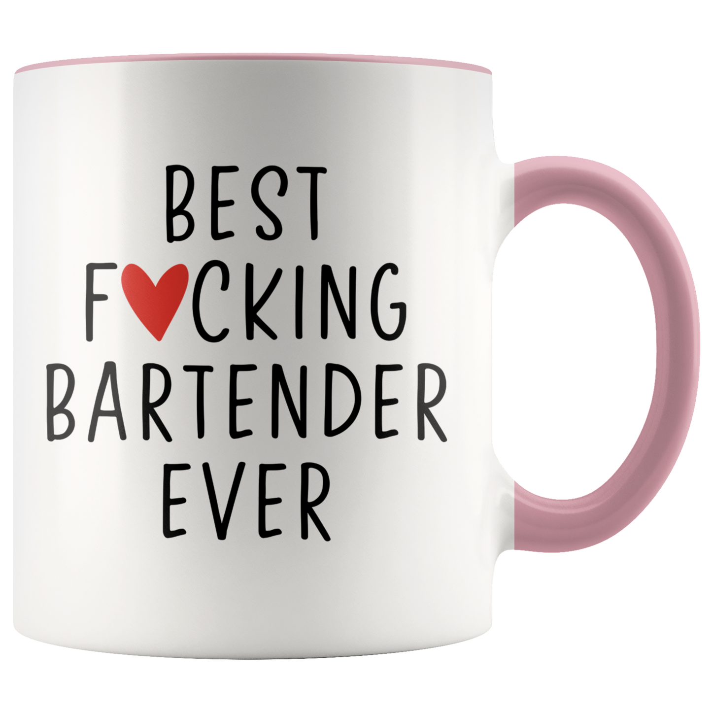 Bartender Gifts, Coffee Mug, Two Tone Accent Cup, Birthday Gift for Men and Women