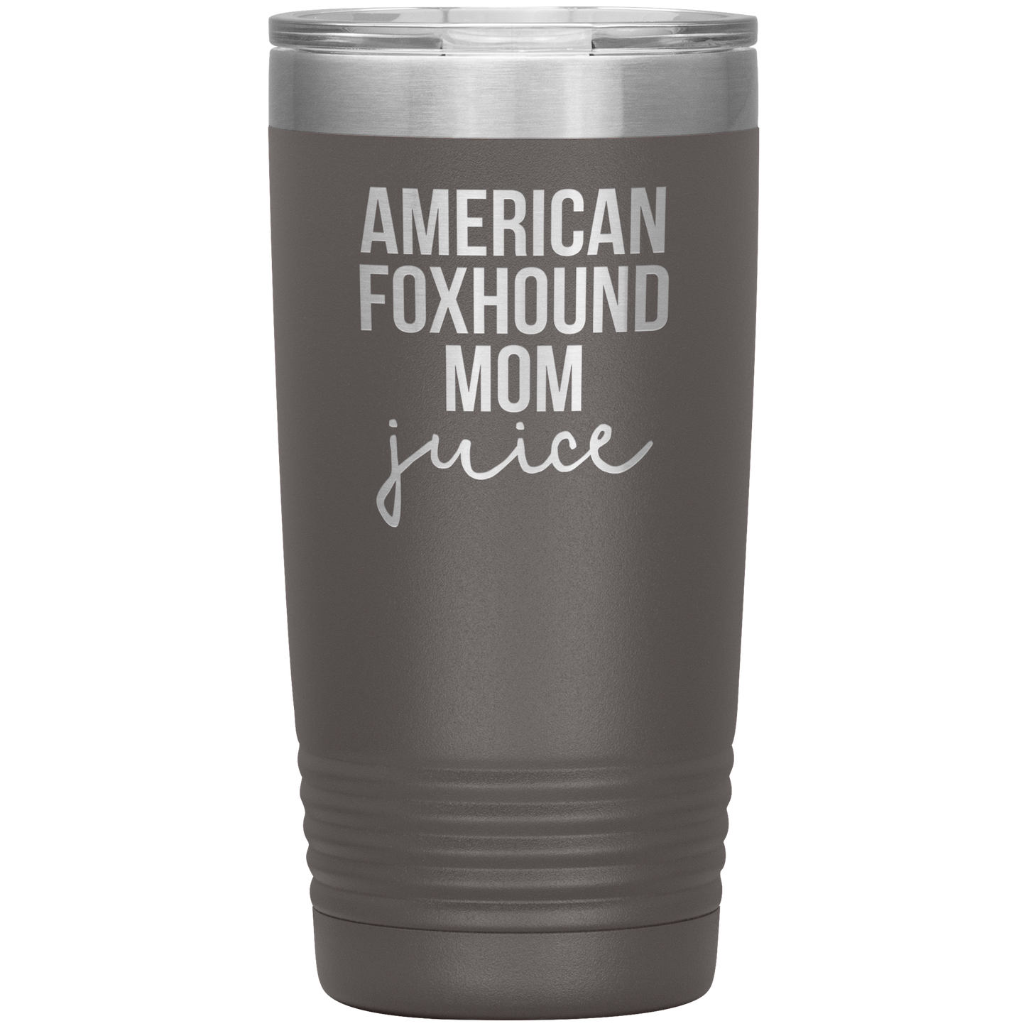 American Foxhound Mom Tumbler, Funny Travel Coffee Mug, Birthday Gifts for Men and Women