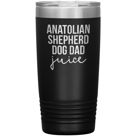 Anatolian Shepherd Dog Dad Tumbler, Funny Travel Coffee Mug, Birthday Gifts for Men and Women