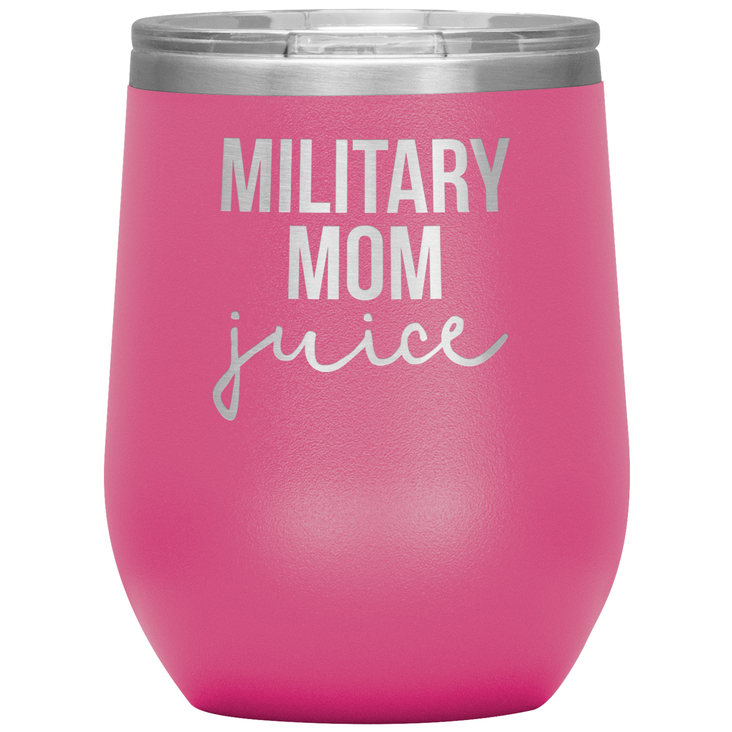 Military Mom Wine Tumbler, Military Mom Gifts, Travel Wine Cup, Birthday Gifts for Men and Women