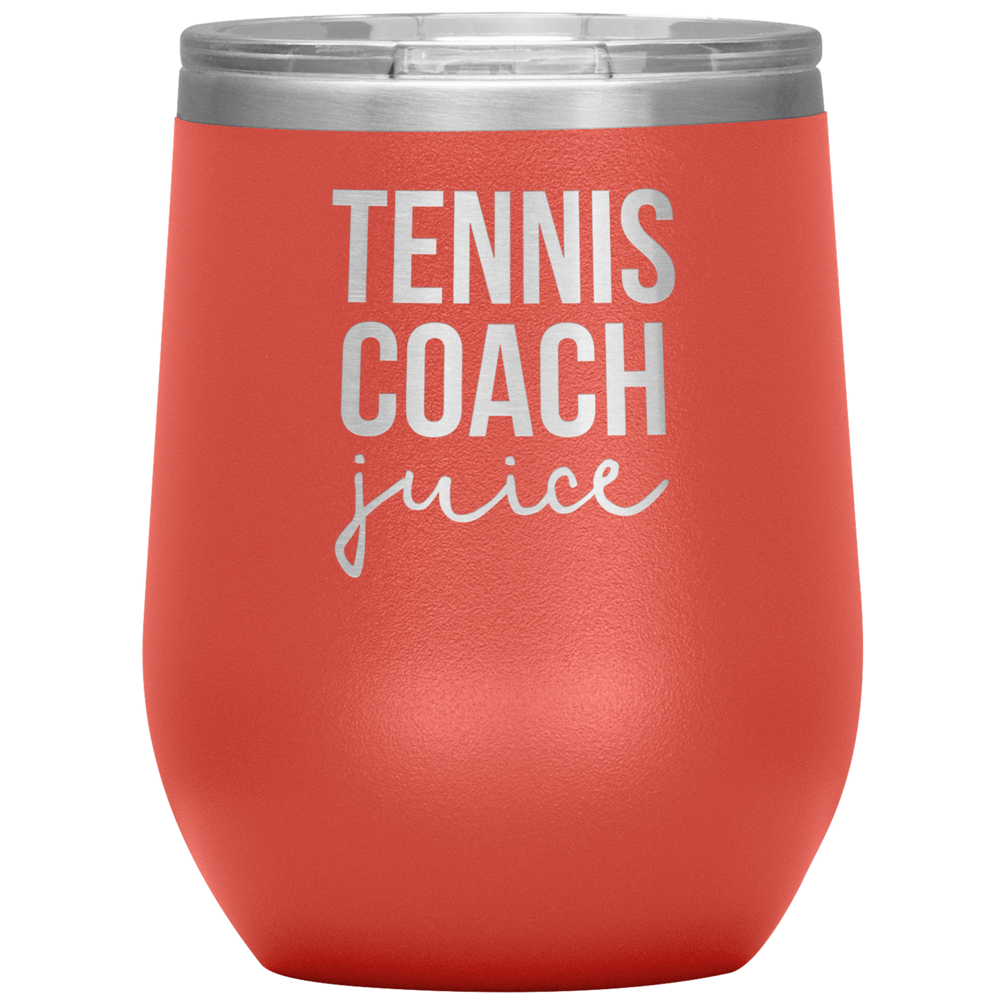 Tennis Coach Wine Tumbler, Tennis Coach Gifts, Travel Wine Cup, Birthday Gifts for Men and Women