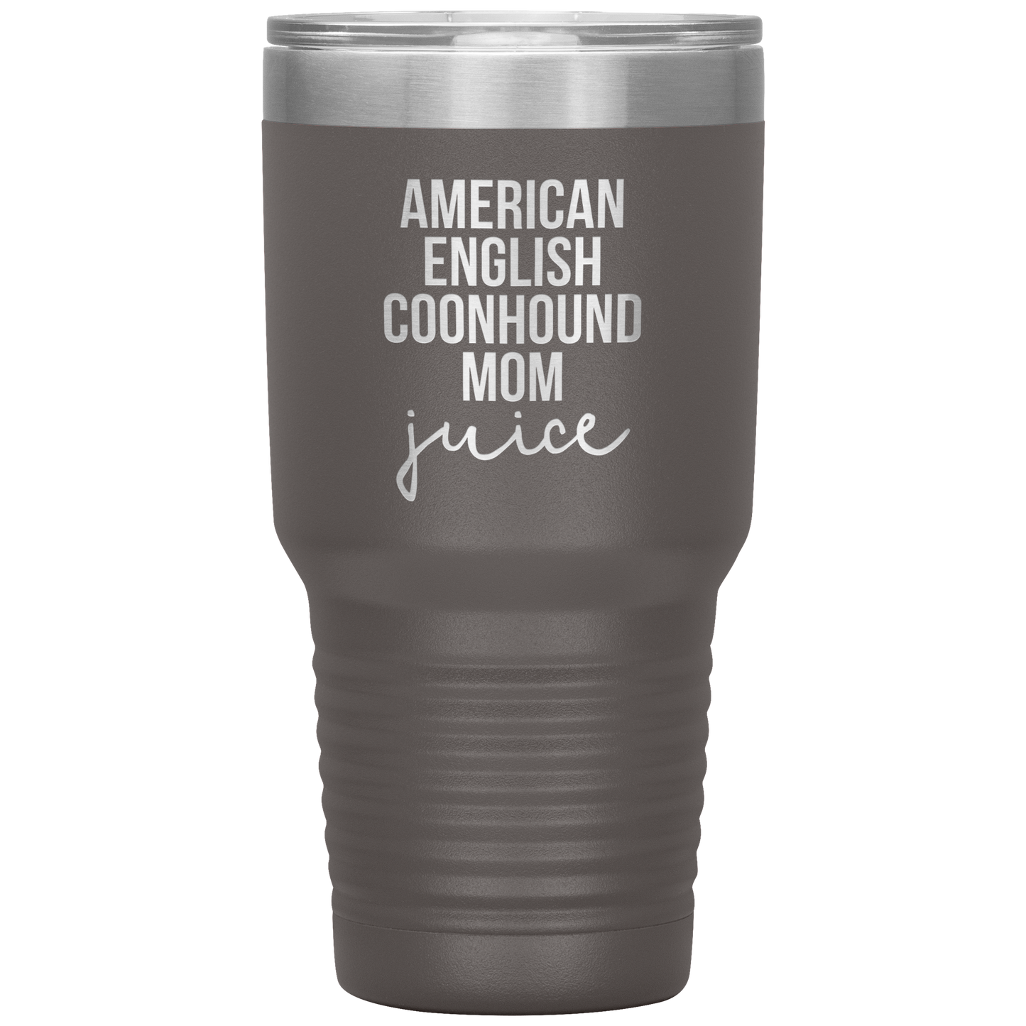 American English Coonhound Mom Tumbler, Funny Travel Coffee Mug, Birthday Gifts for Men and Women